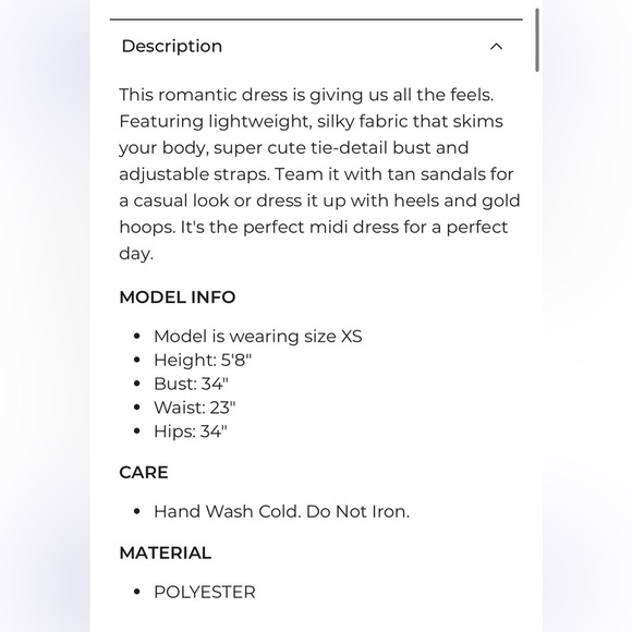 NWT Selfie Leslie PERFECT DAY SATIN MIDI DRESS BLUSH- Medium - Picture 11 of 11